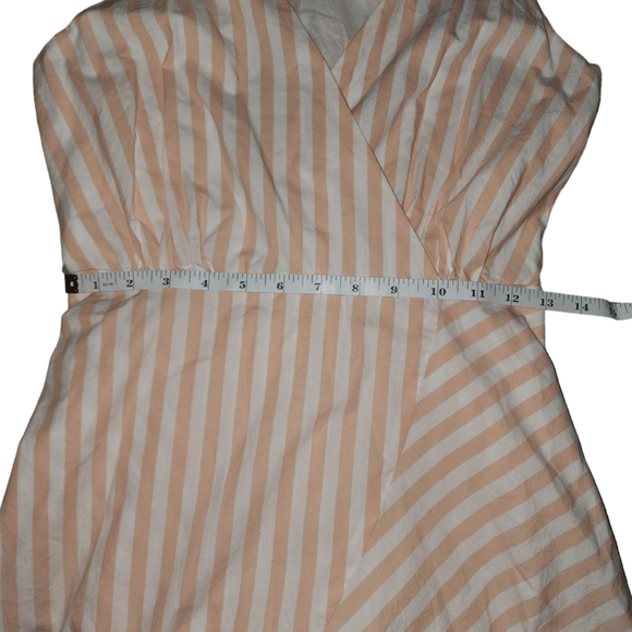 Daniel Cremieux sz 2 striped halter dress 100% cotton - Picture 7 of 9